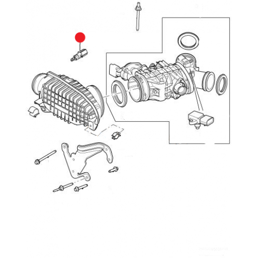 Датчик температури повітря Jaguar XF 2008-2015 4R8Q12A697BB